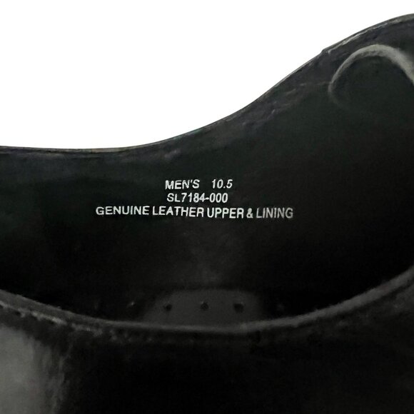 Steven Land Hand Made Leather Wingtip Oxford Dress Shoes Black10.5 Vero Cuoio - Picture 10 of 10